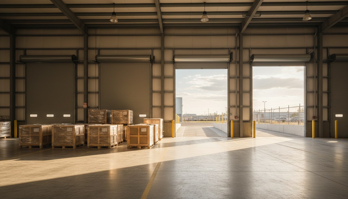 Warehouse operations at the Kentex Cargo Newark warehouse